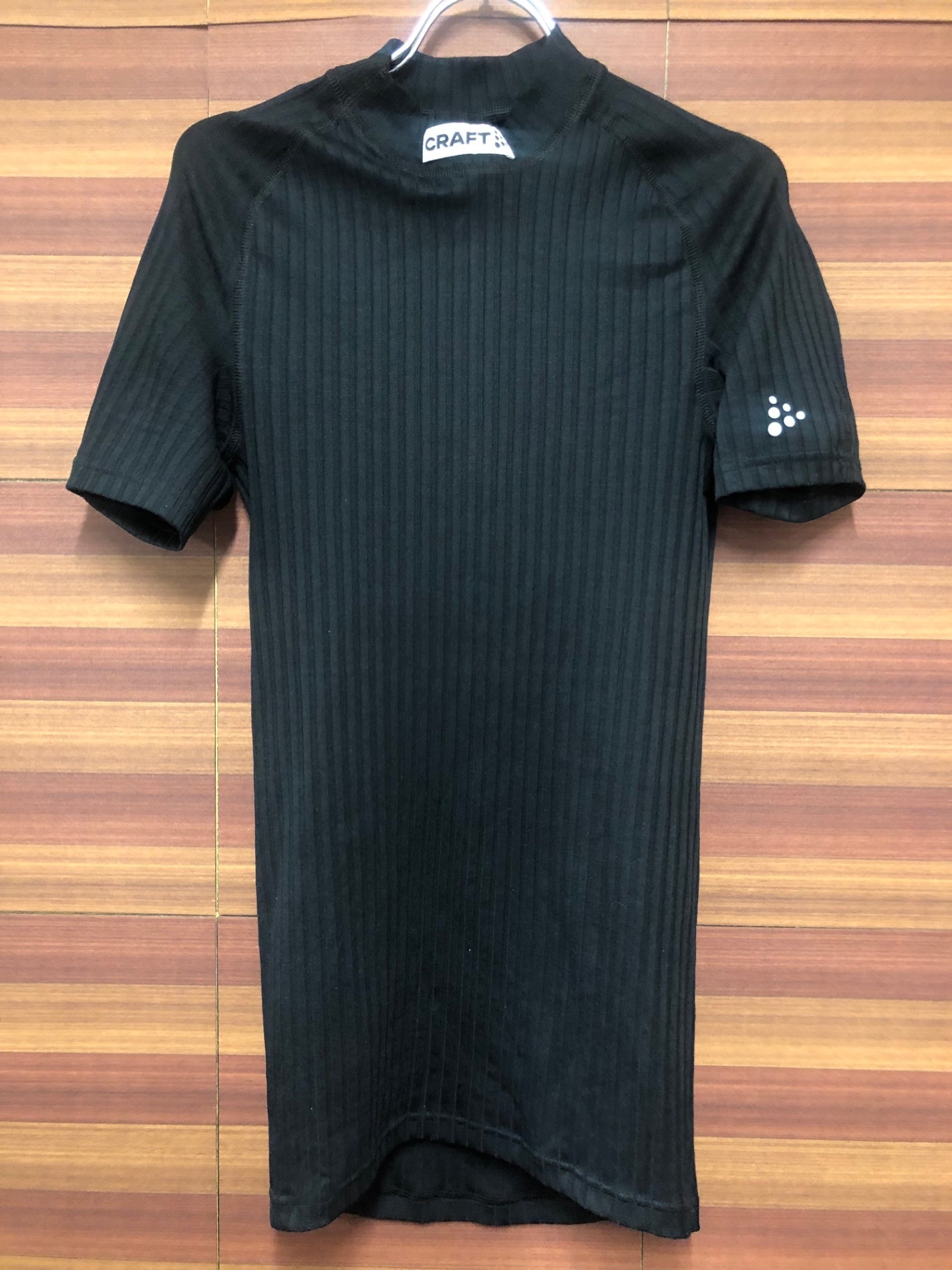 IO439 クラフト CRAFT 半袖 ベースレイヤー L 黒