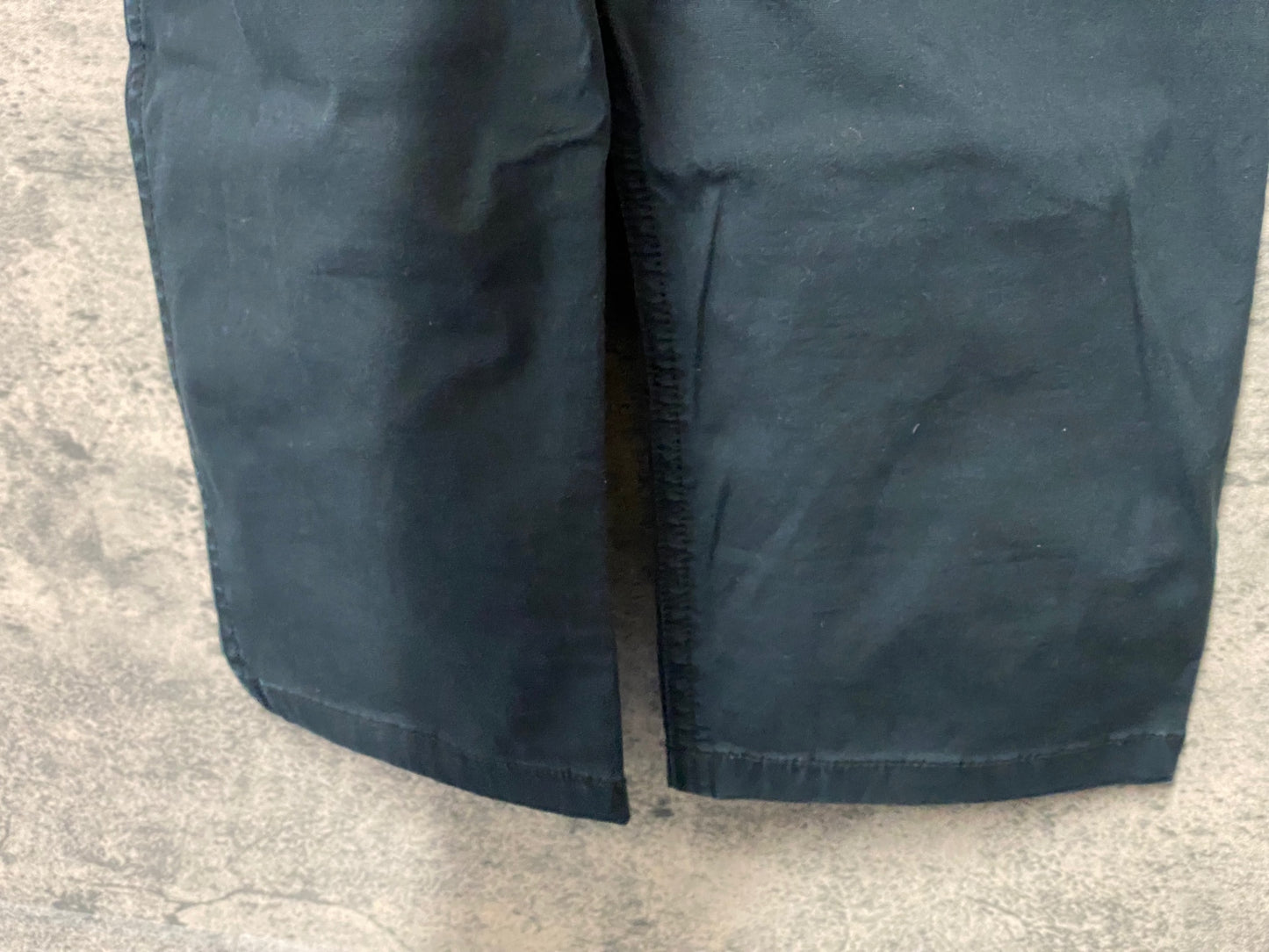 JC289 ナリフリ narifuri クロップドパンツ 七分丈 黒 M