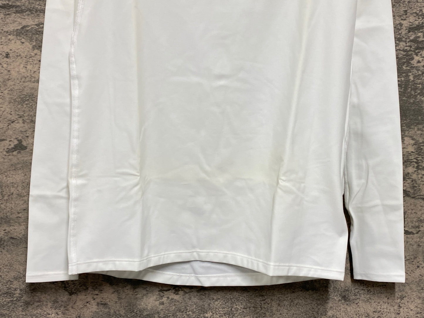 IW943 スキンズ SKINS DNAmic Force 長袖 ベースレイヤー S ホワイト 裏起毛