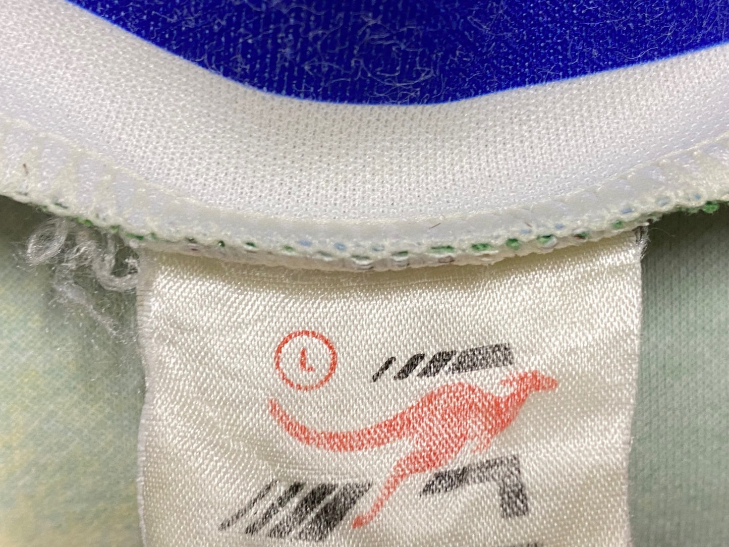 IM320 AUSSIE 半袖 サイクルジャージ 緑 黄 青 L ハーフジップ CHEVROLET