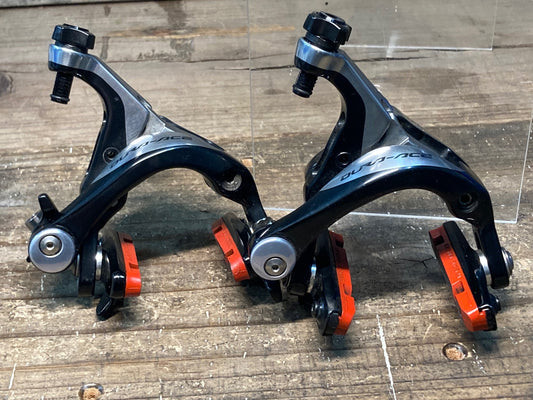 IO675 シマノ SHIMANO デュラエース DURA-ACE BR-9000 キャリパーブレーキ 前後セット ※傷あり