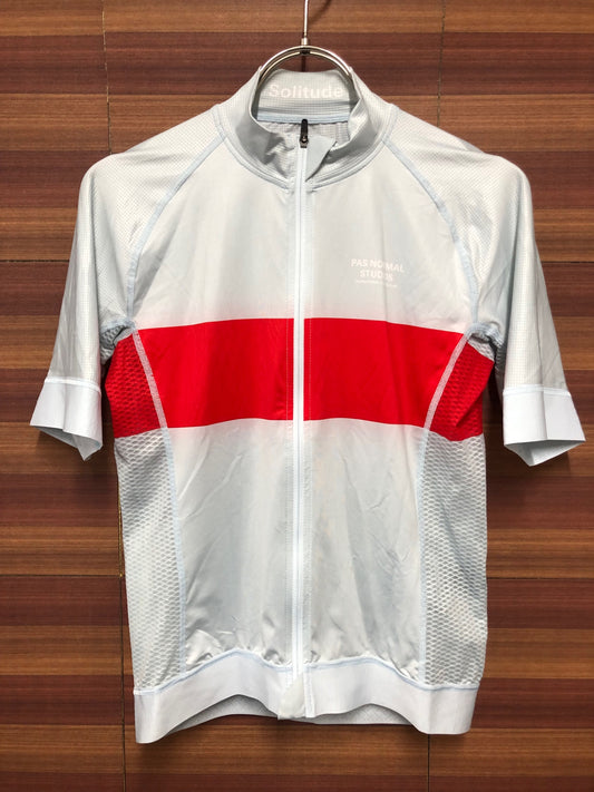 IT038 パスノーマルスタジオ PAS NORMAL STUDIOS Solitude 半袖 サイクルジャージ 薄水 赤 M