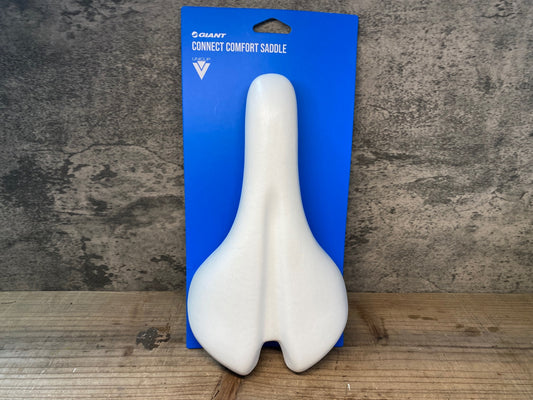 IW002 ジャイアント GIANT CONNECT COMFORT SADDLE サドル 白 クロモリ