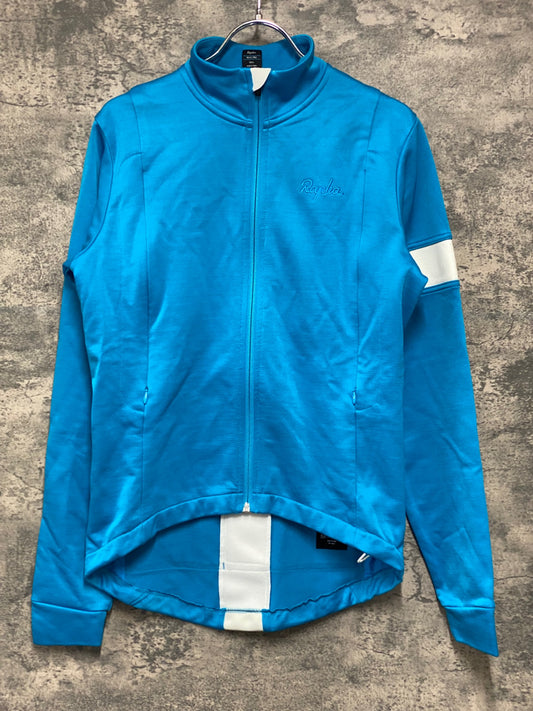 JC823 ラファ Rapha TRAINING WINTER JERSEY 長袖 サイクルジャージ 水色 S 裏起毛 TEAM sky