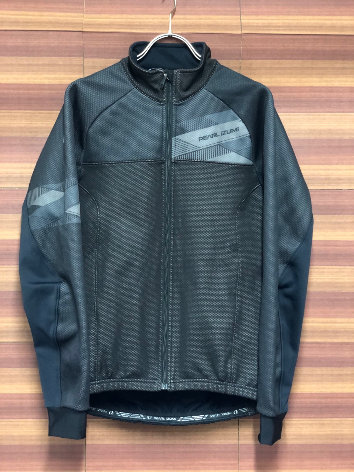 IP757 パールイズミ PEARL iZUMi 長袖サイクルジャケット 黒 M 裏起毛 WIND BREAK