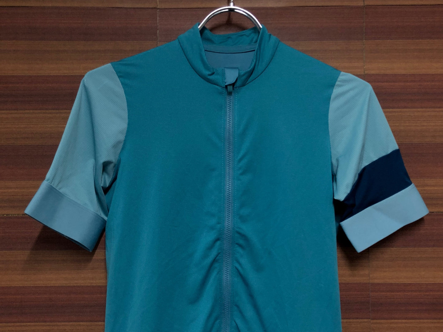 IN258 ラファ RAPHA WOMEN’S PRO TEAM TRAINING JERSEY 半袖 サイクルジャージ 水色 Sサイズ ※ポケットほつれ