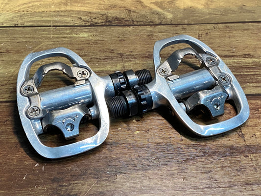IO107 シマノ SHIMANO PD-A520 ビンディングペダル SPD シルバー