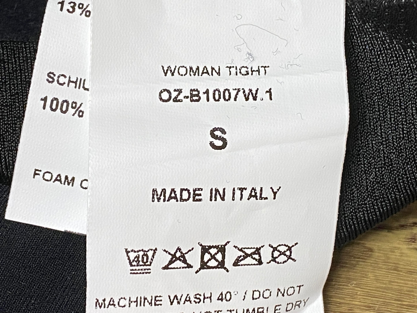 IR068 OZIO レーサータイツ 黒 レディース S 裏起毛 未使用