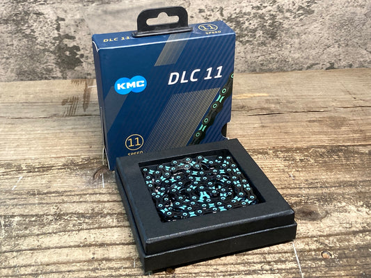 IR667 KMC DLC11 チェーン 11S 118L  黒 チェレステ ミッシングリンク