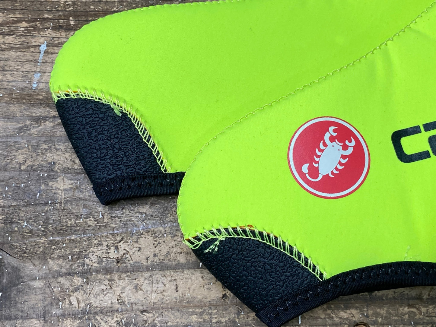 IV960 カステリ CASTELLI DILUVIO C シューズカバー 黄 S/M