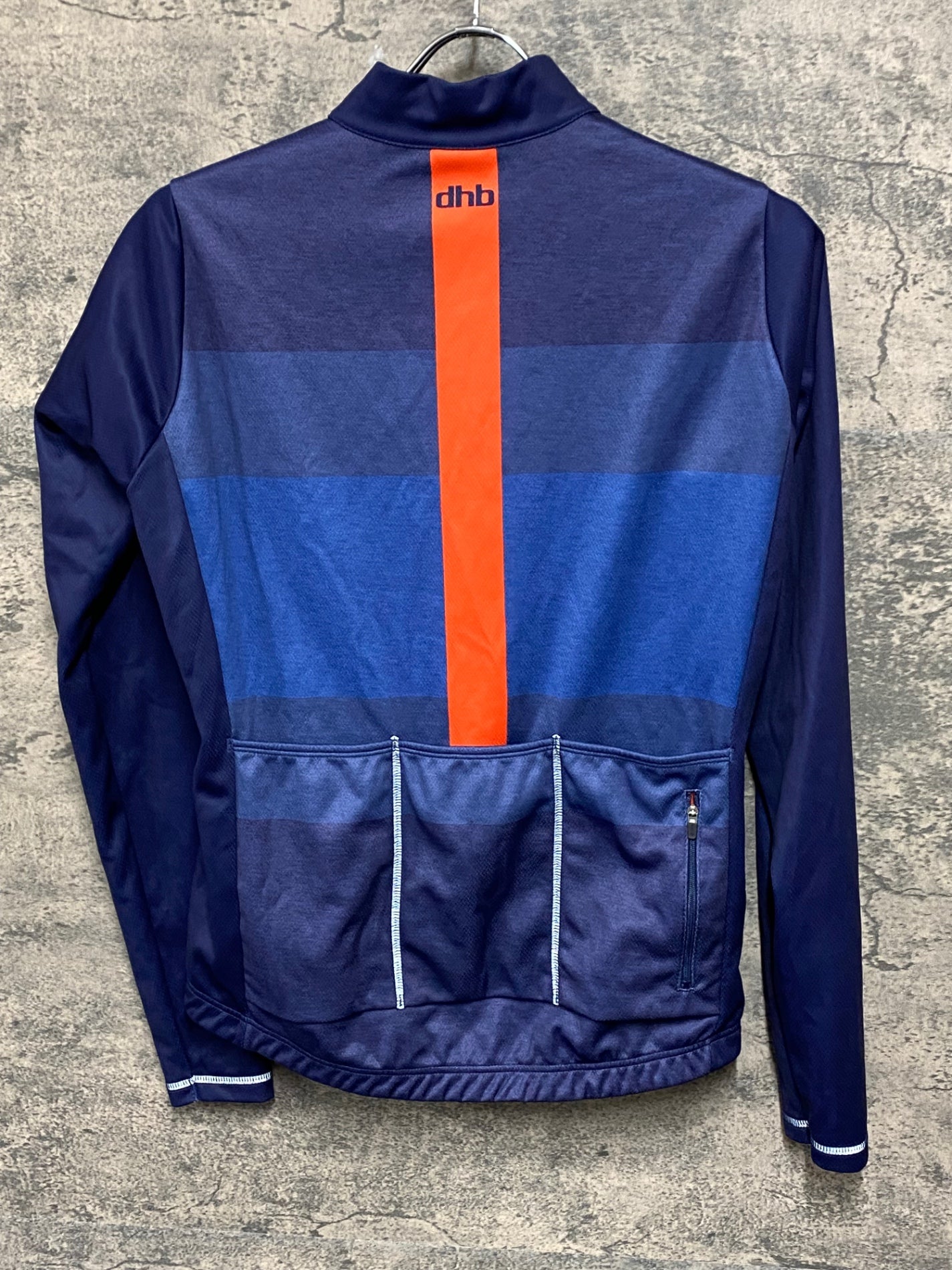 JA627 dhb 長袖 サイクルジャージ ネイビー S 裏起毛