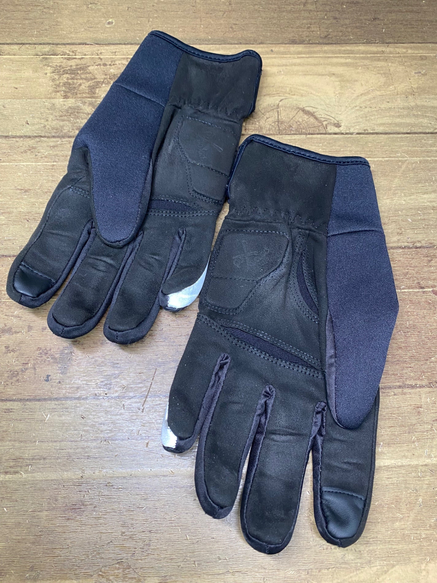 JB349 シマノ SHIMANO 長指 グローブ 黒 M METALLIC THERMAL TECH 厚手