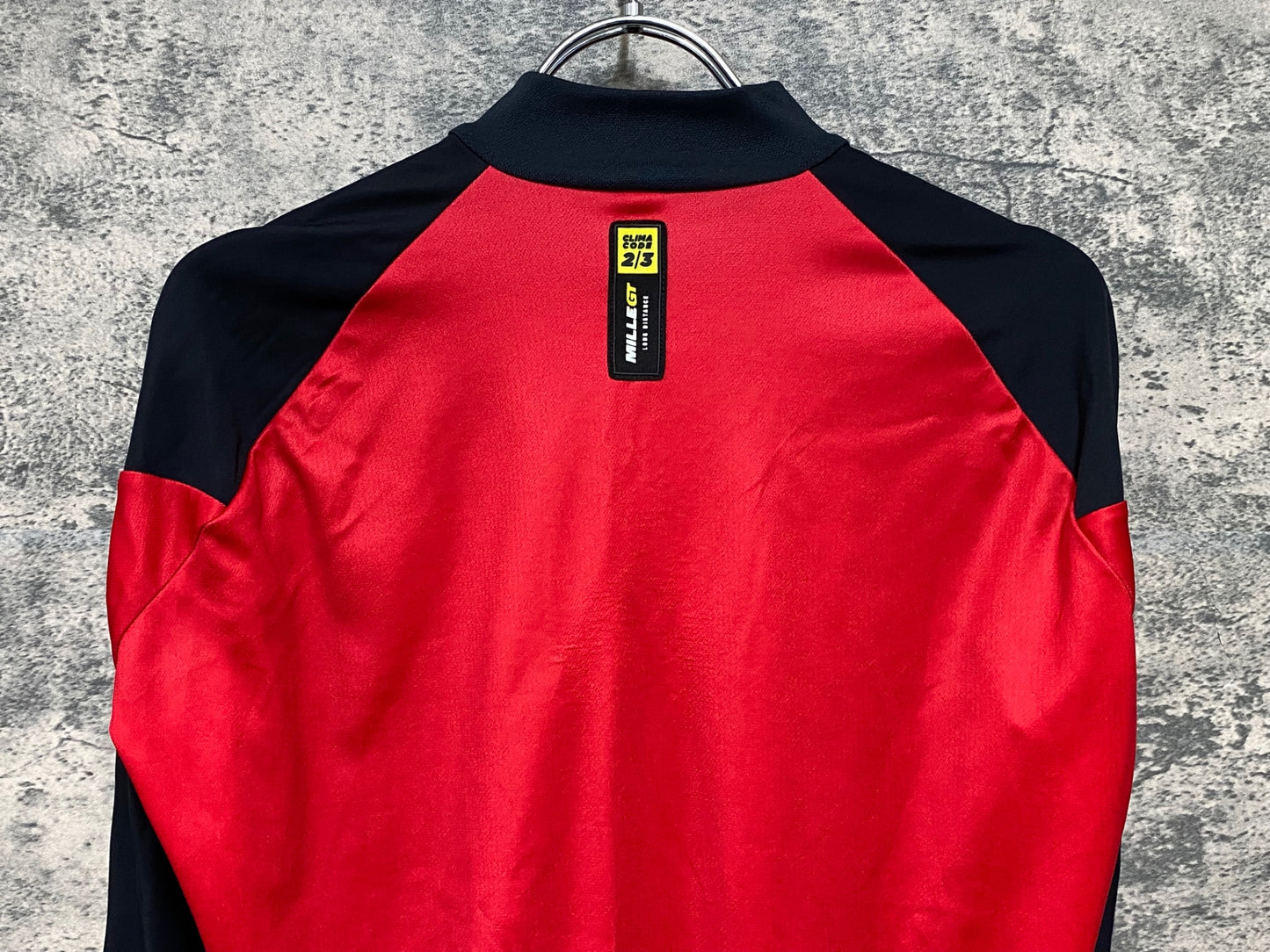 IY684 アソス assos ミレ MILLE GT WIND JACKET 長袖 ウィンドジャケット L 黒 赤