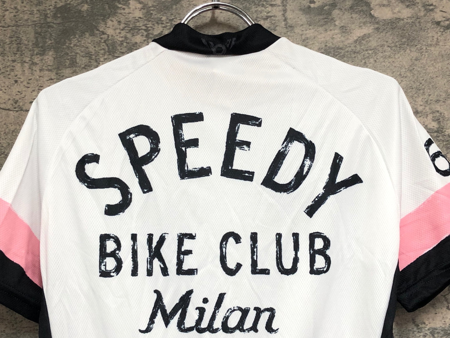 IW596 ツインシックス TWIN SIX 半袖 サイクルジャージ 白ピンク Ｍ 未使用品