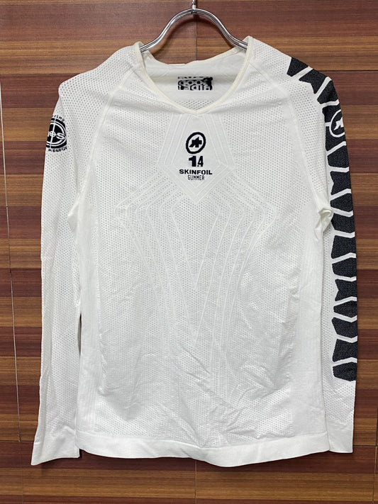 IS026 アソス assos 長袖 ベースレイヤー 白 Ⅰ