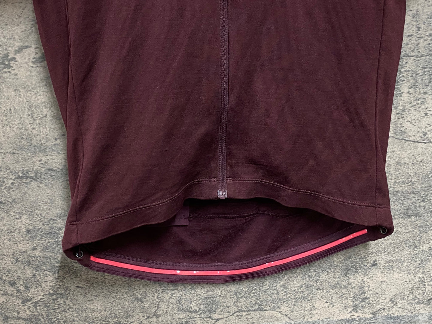 JC614 ラファ Rapha SHORT SLEEVE BREVET JERSEY 半袖 サイクルジャージ バーガンディ M