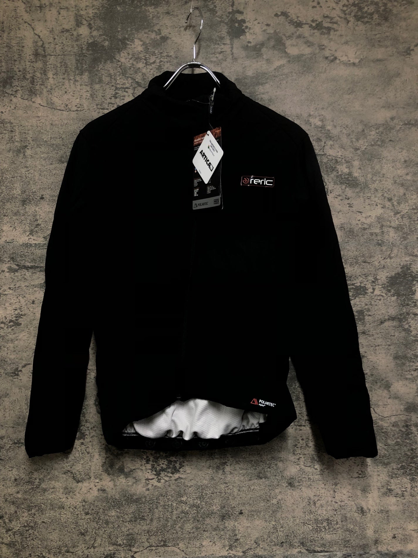 IX039 レリック reric インサレーションハイジャケット 長袖サイクルジャケット 黒 S POLARTEC Alpha