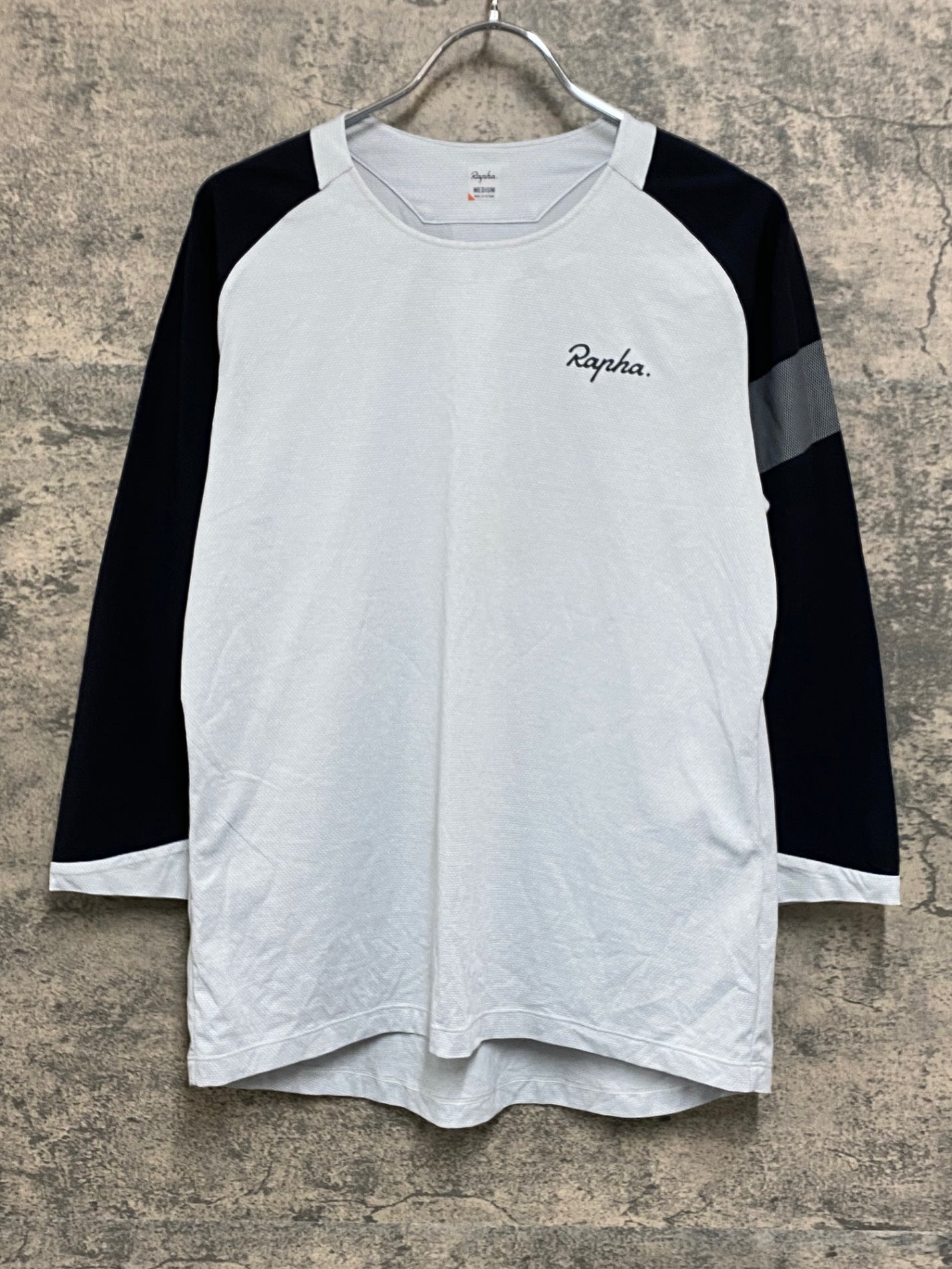 IZ434 ラファ Rapha WOMEN'S TRAIL 3/4 SLEEVE JERSEY 七分丈 トレイル Tシャツ 白 レディース M