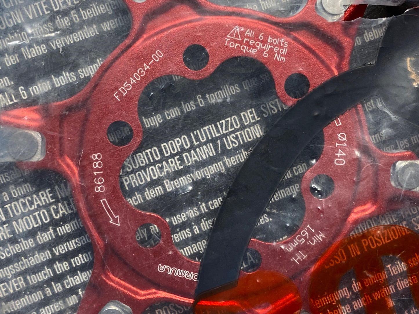 IT916 Formula Two Pieces Disc With Screws ディスクブレーキローター Φ140