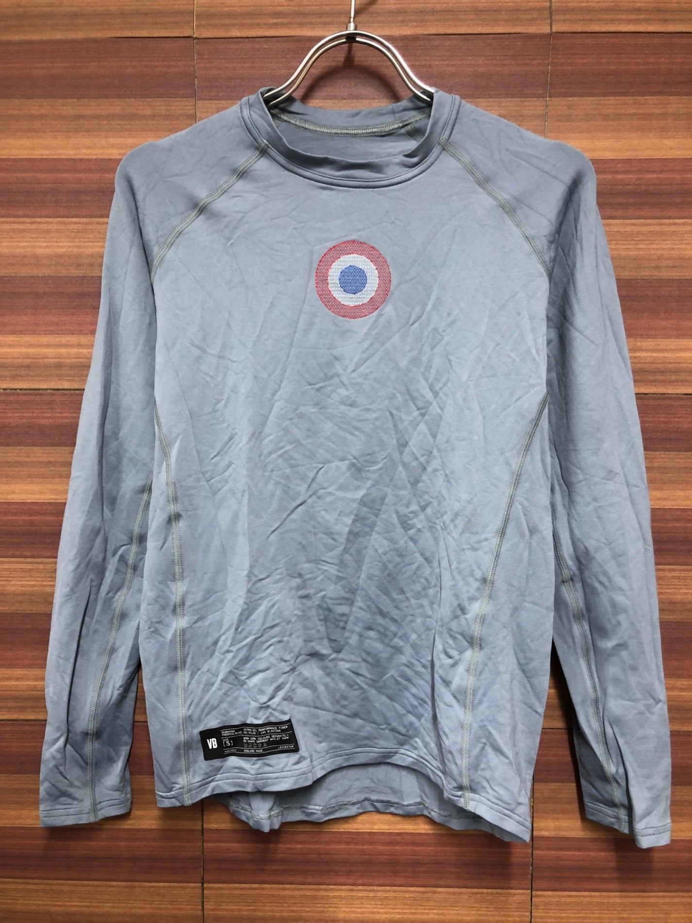 IO526 ヴェロビチ velobici MODERNIST THERMAL BASE 長袖 ベースレイヤー インナー グレー 5