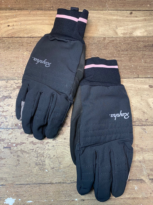 IO197 ラファ Rapha WINTER GLOVES 長指ウィンターグローブ 黒 XS
