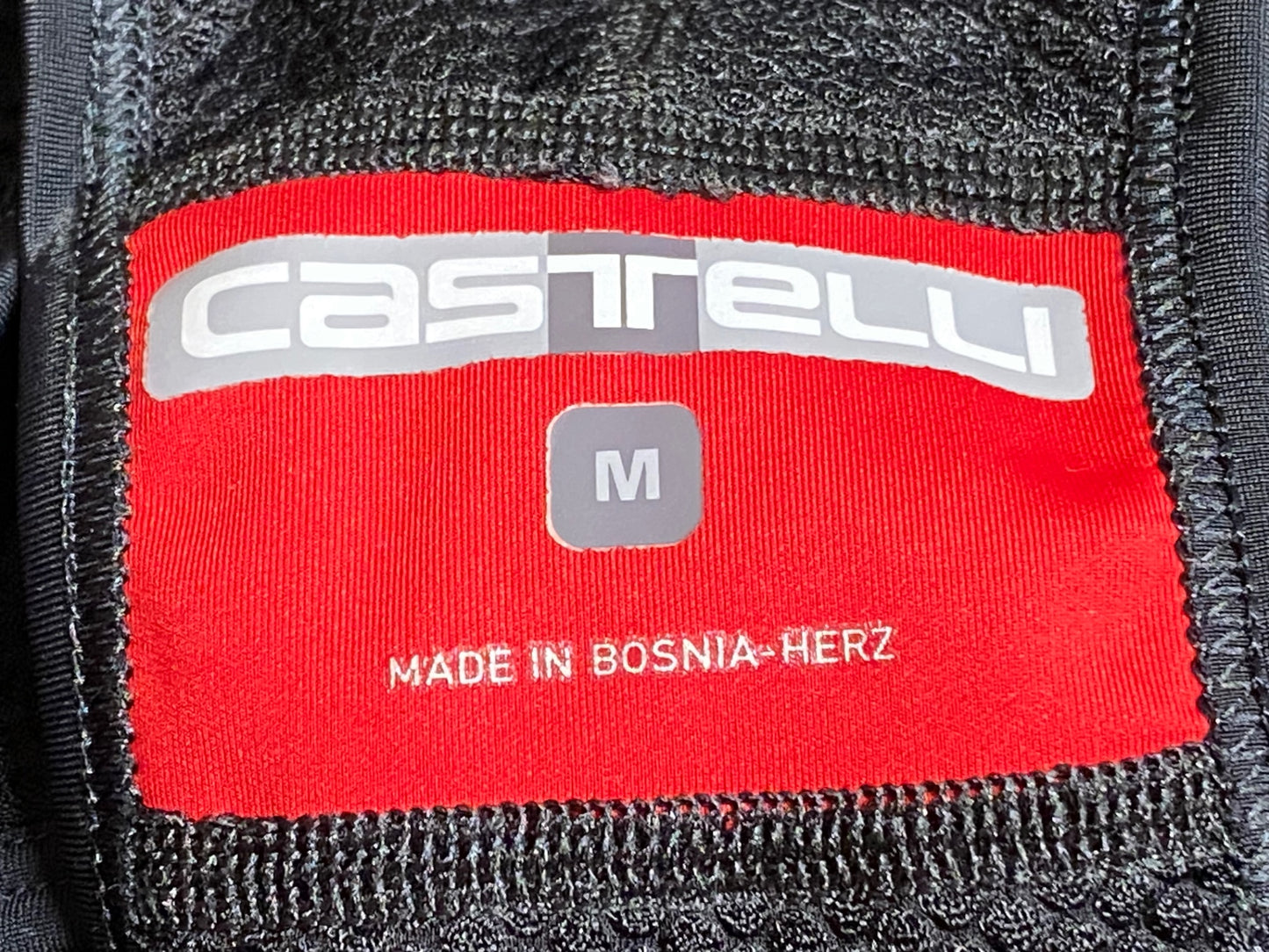 IQ810 カステリ CASTELLI ビブタイツ 裏起毛 M 黒