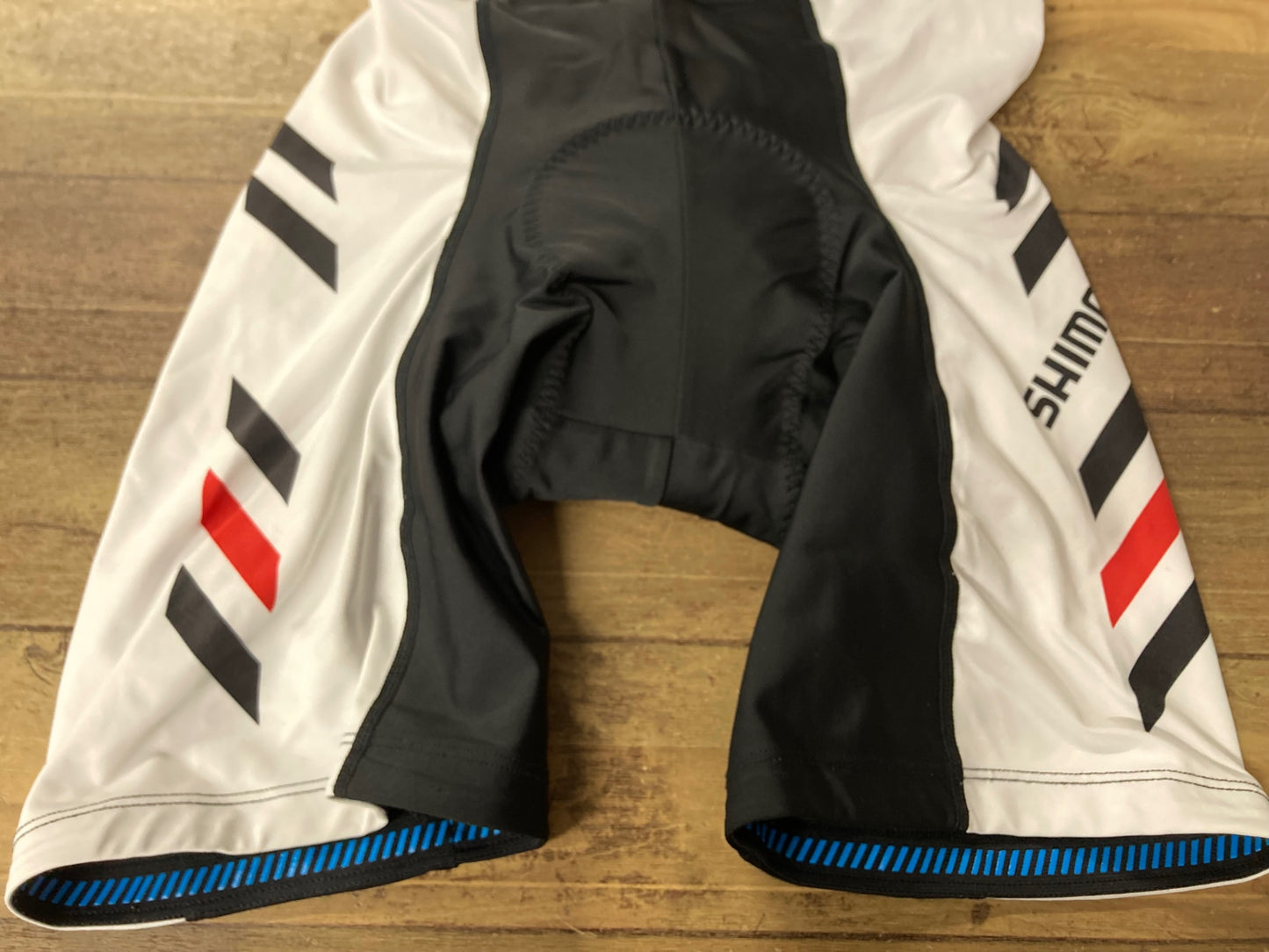 IN192 シマノ SHIMANO レーサーパンツ 白 黒 M