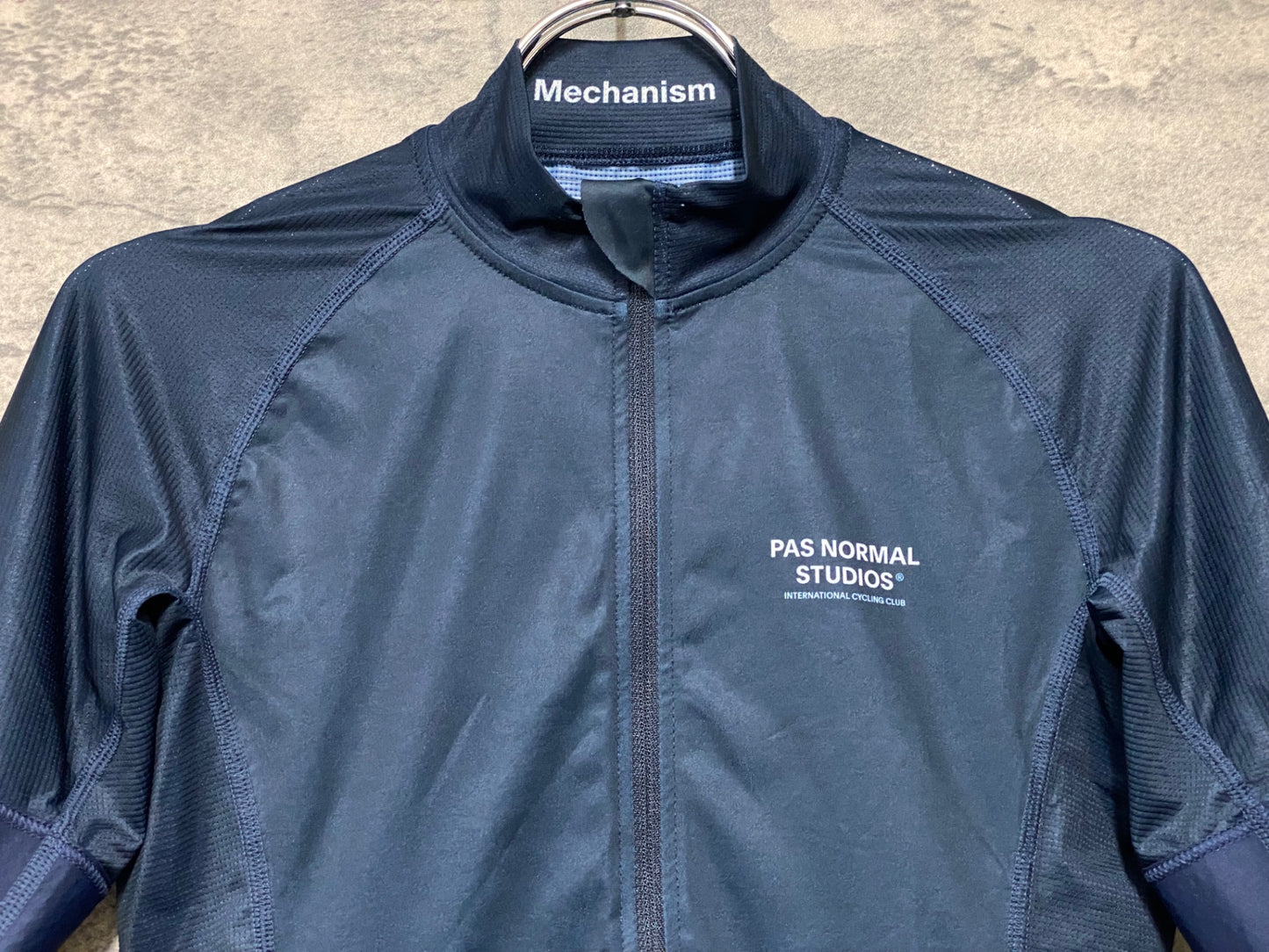 JC402 パスノーマルスタジオ Pas Normal Studios | Men's Mechanism Jersey 半袖 サイクルジャージ ネイビー S