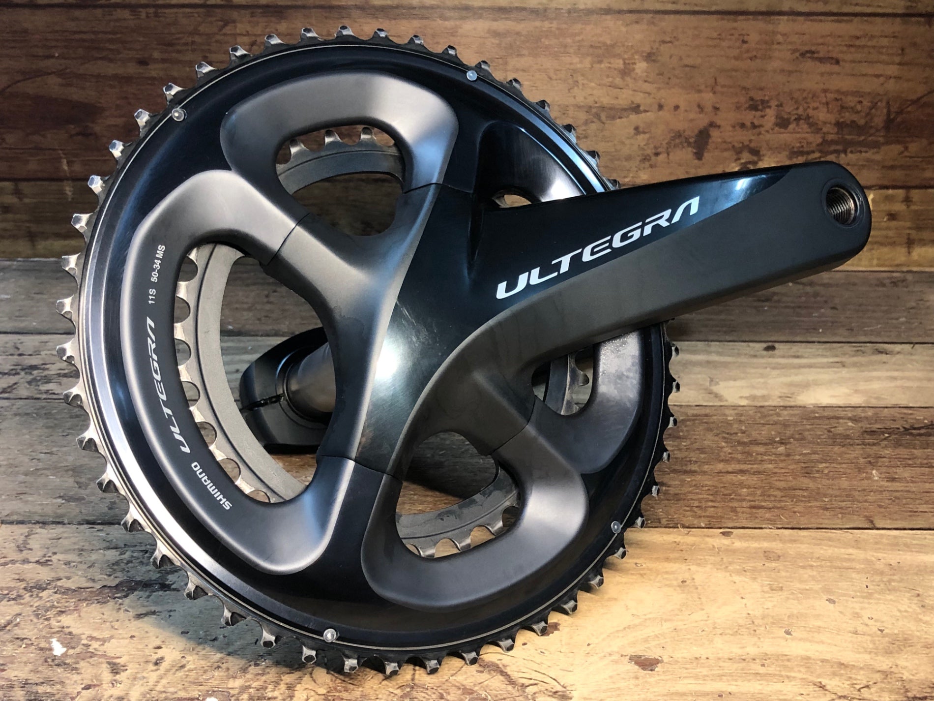 ID647 シマノ SHIMANO アルテグラ ULTEGRA FC-R8000 クランクセット 170mm 50/34T 刻印TC ※リコール対象外