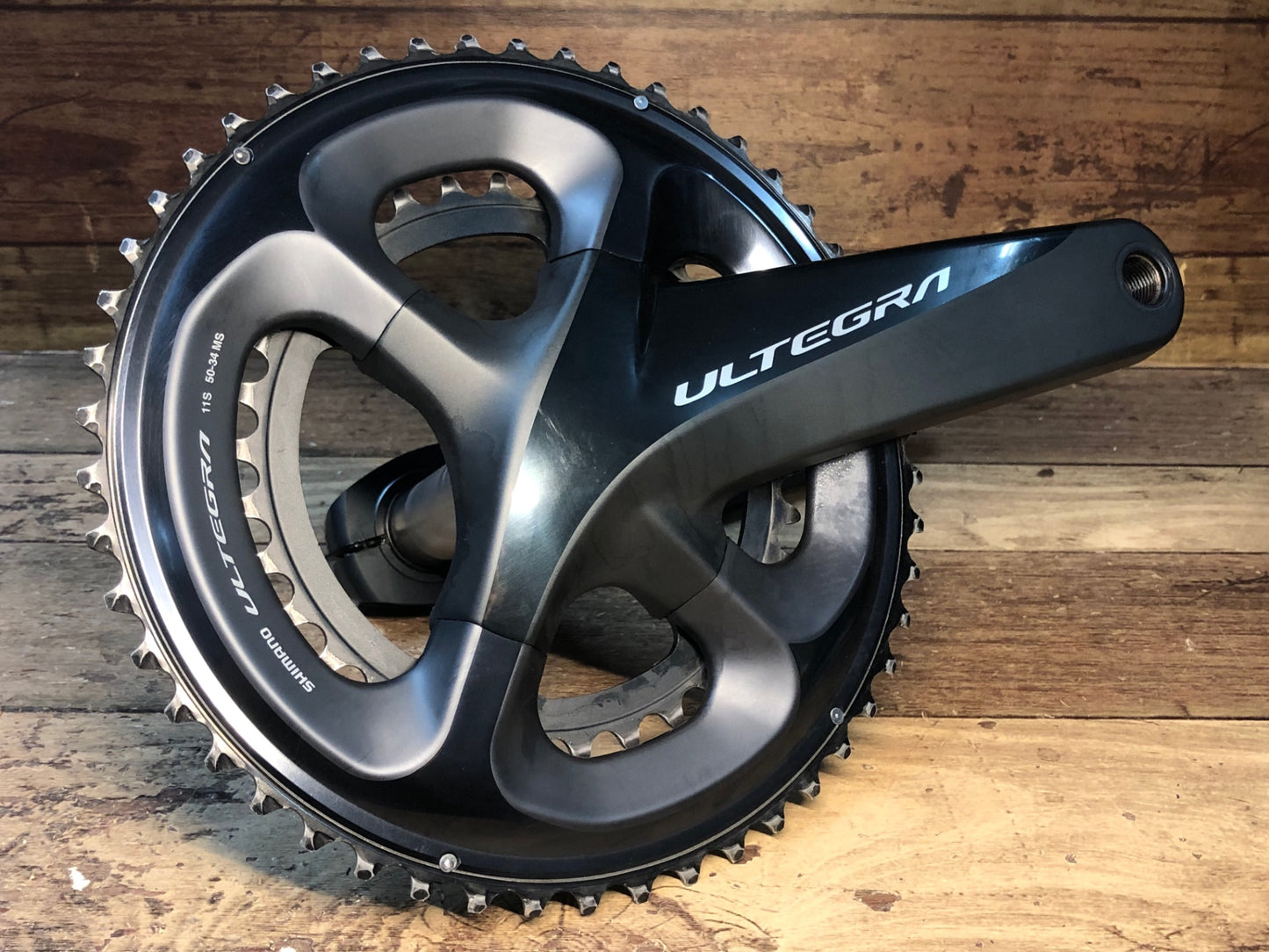 ID647 シマノ SHIMANO アルテグラ ULTEGRA FC-R8000 クランクセット 170mm 50/34T 刻印TC ※リコール対象外