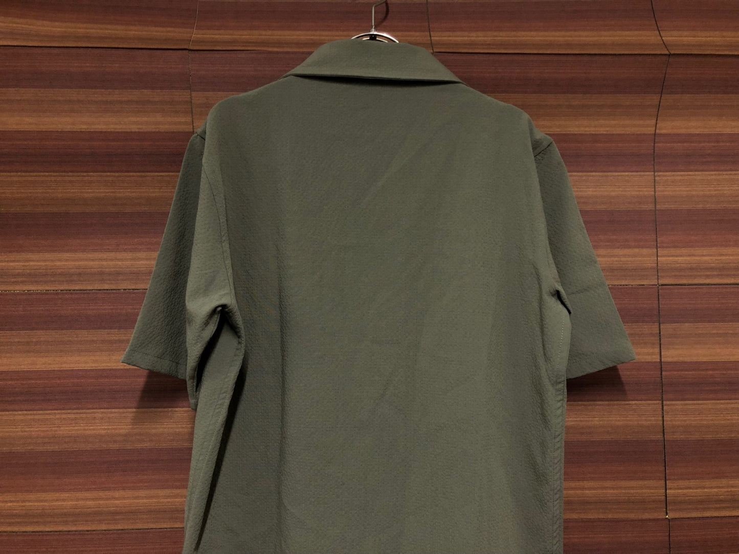 IN233 カフェドシクリステ CAFE DU CYCLISTE ROMANE MEN 半袖 シャツ カーキ S