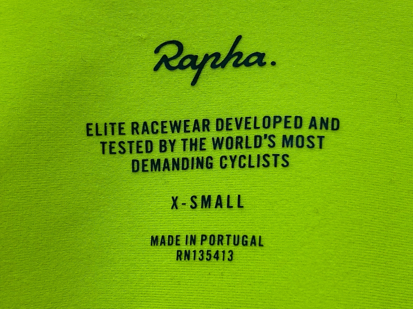 IL596 ラファ Rapha PRO TEAM LS THERMAL JERSEY 長袖サイクルジャージ 黄色 XS