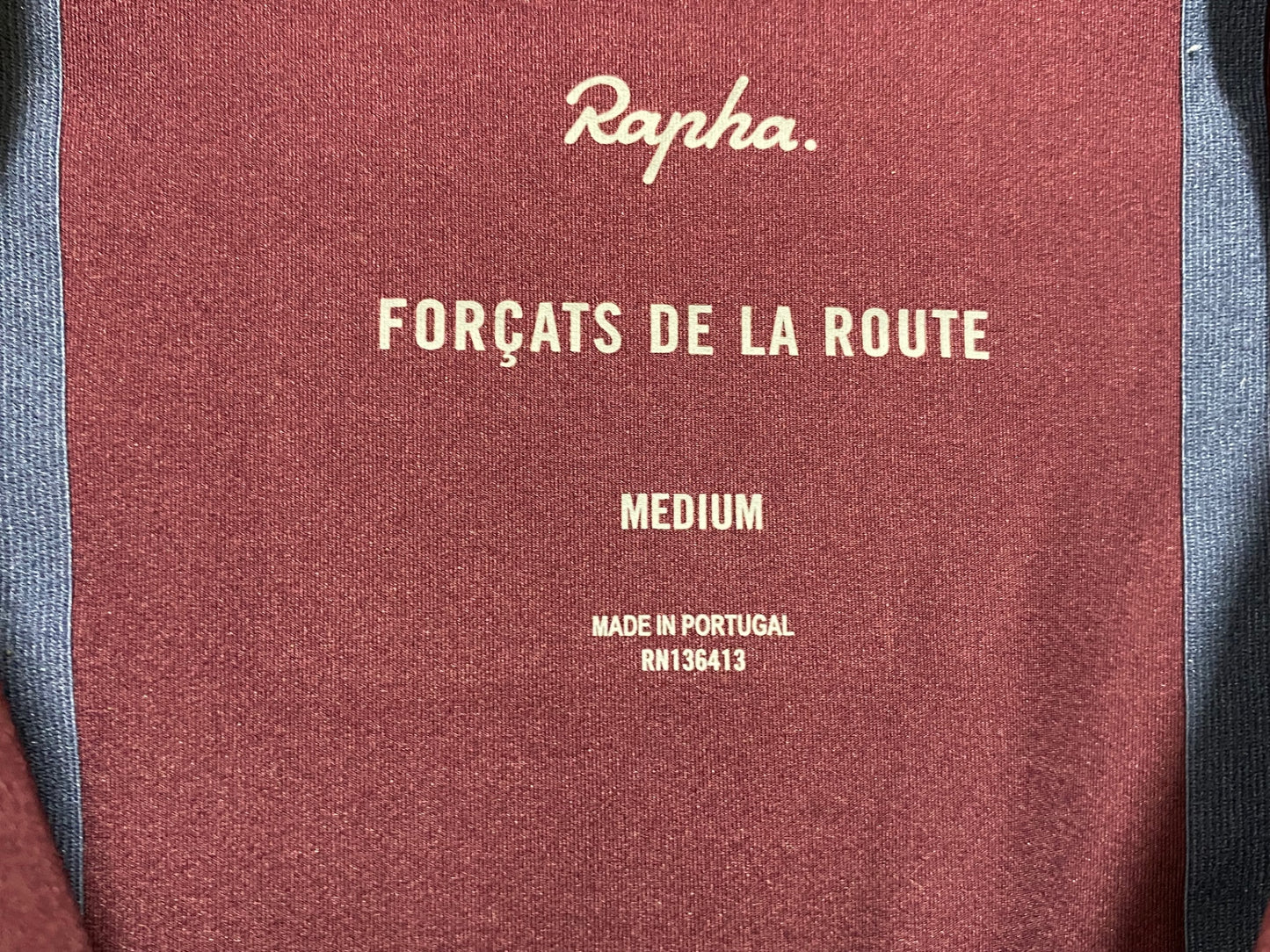 JA553 ラファ Rapha PRO TEAM TRAINING JERSEY 半袖 サイクルジャージ バーガンディ S ※汚れ