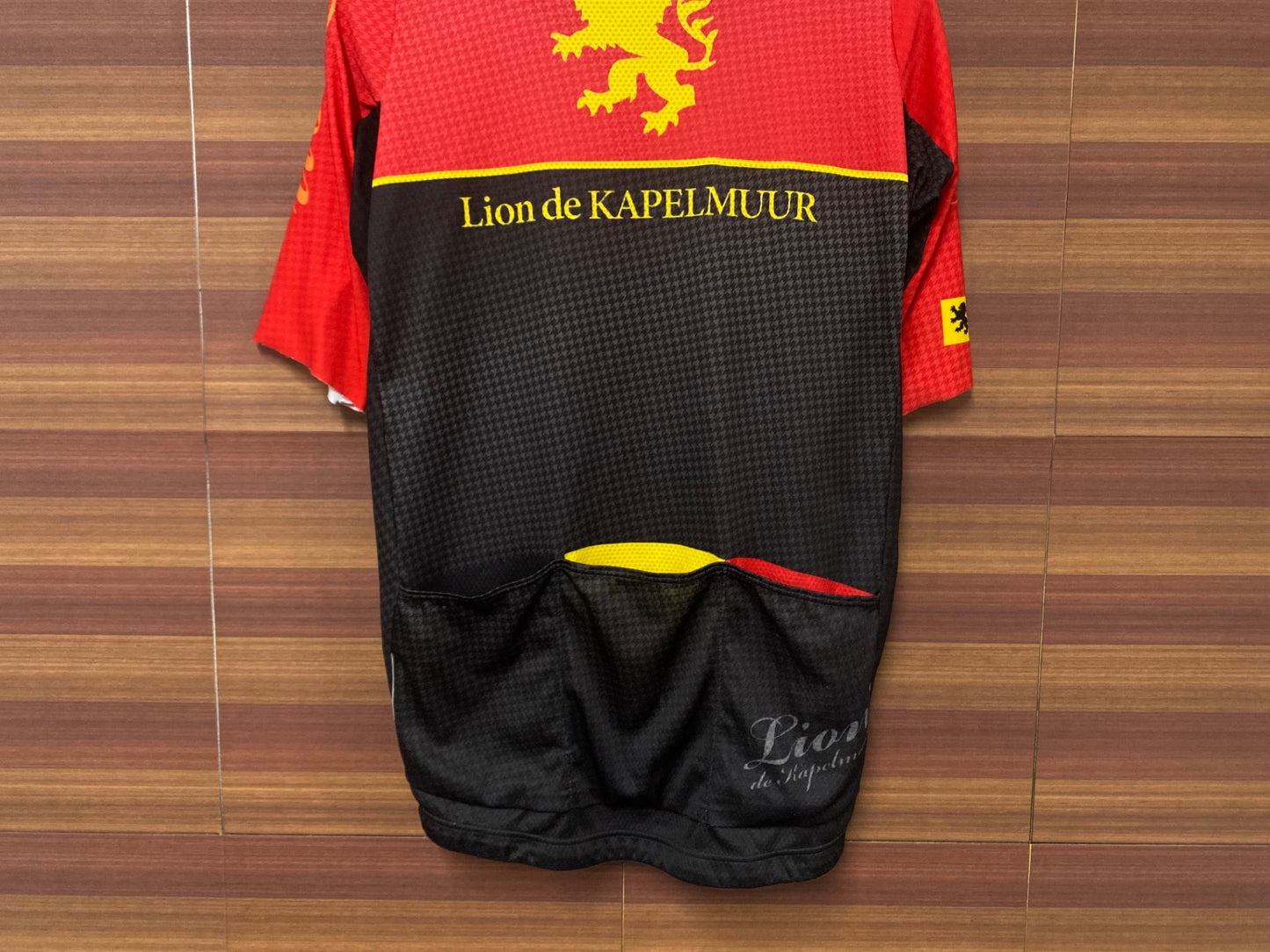 IS270 カペルミュール KAPELMUUR 半袖 サイクルジャージ 赤 黒 XL