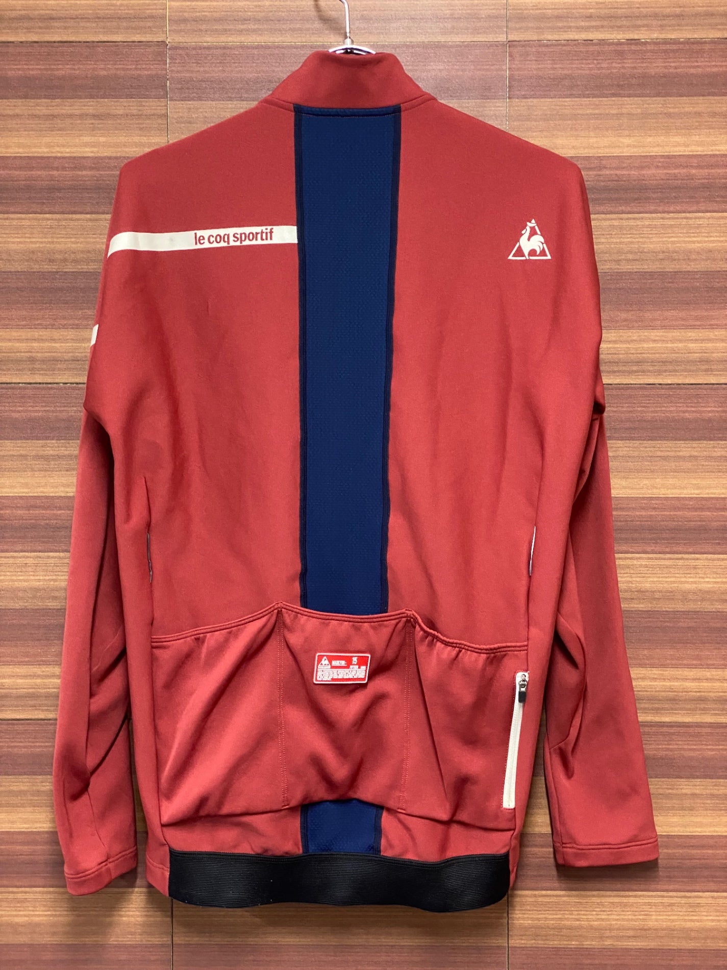 IH921 ルコックスポルティフ Lecoq sportif 長袖 サイクルジャージ 赤 M