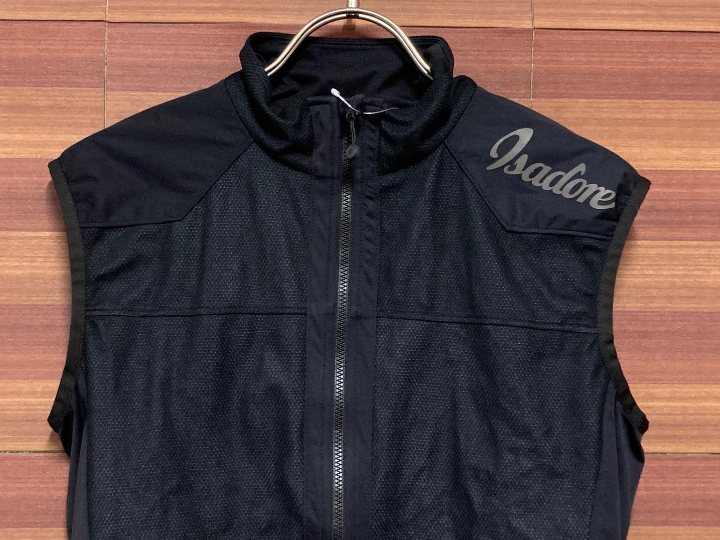 IQ726 イザドア Isadore ジレ サイクルベスト 黒 XS