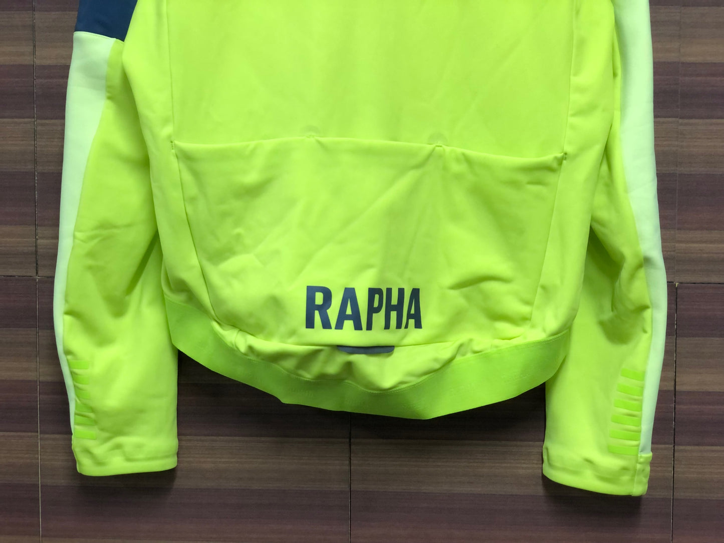 IQ376 ラファ Rapha PRO TEAM WINTER JERSEY 長袖 黄 L 裏起毛