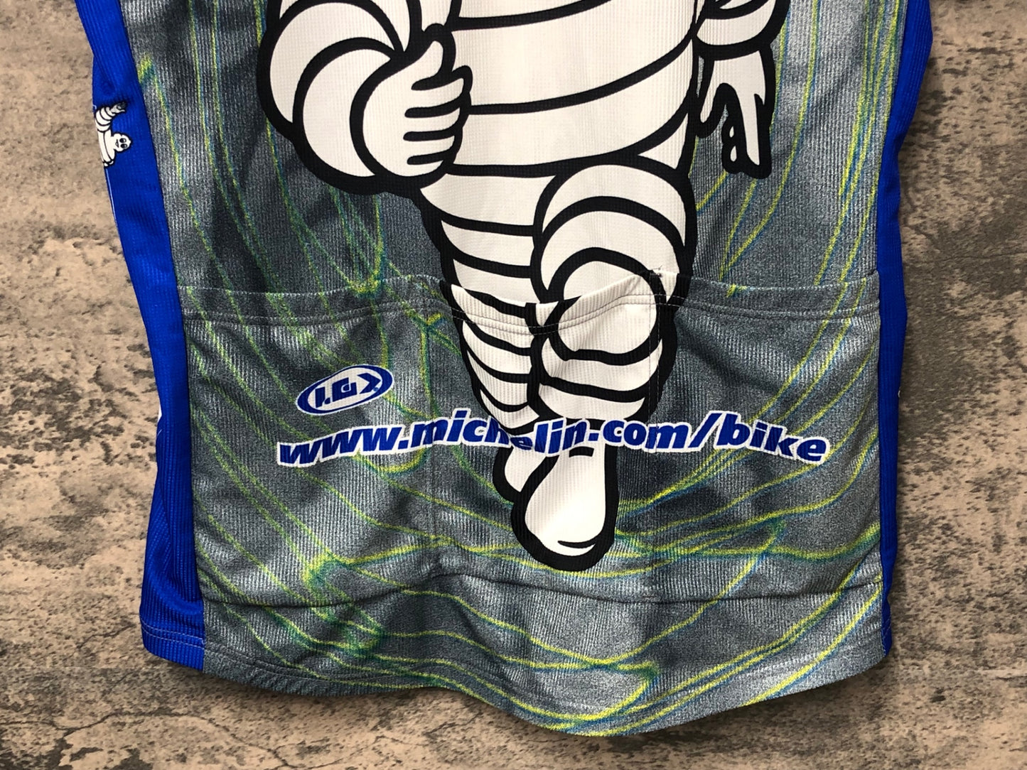 JC890 ルイガノ LOUIS GARNEAU 半袖 サイクルジャージ グレー L38