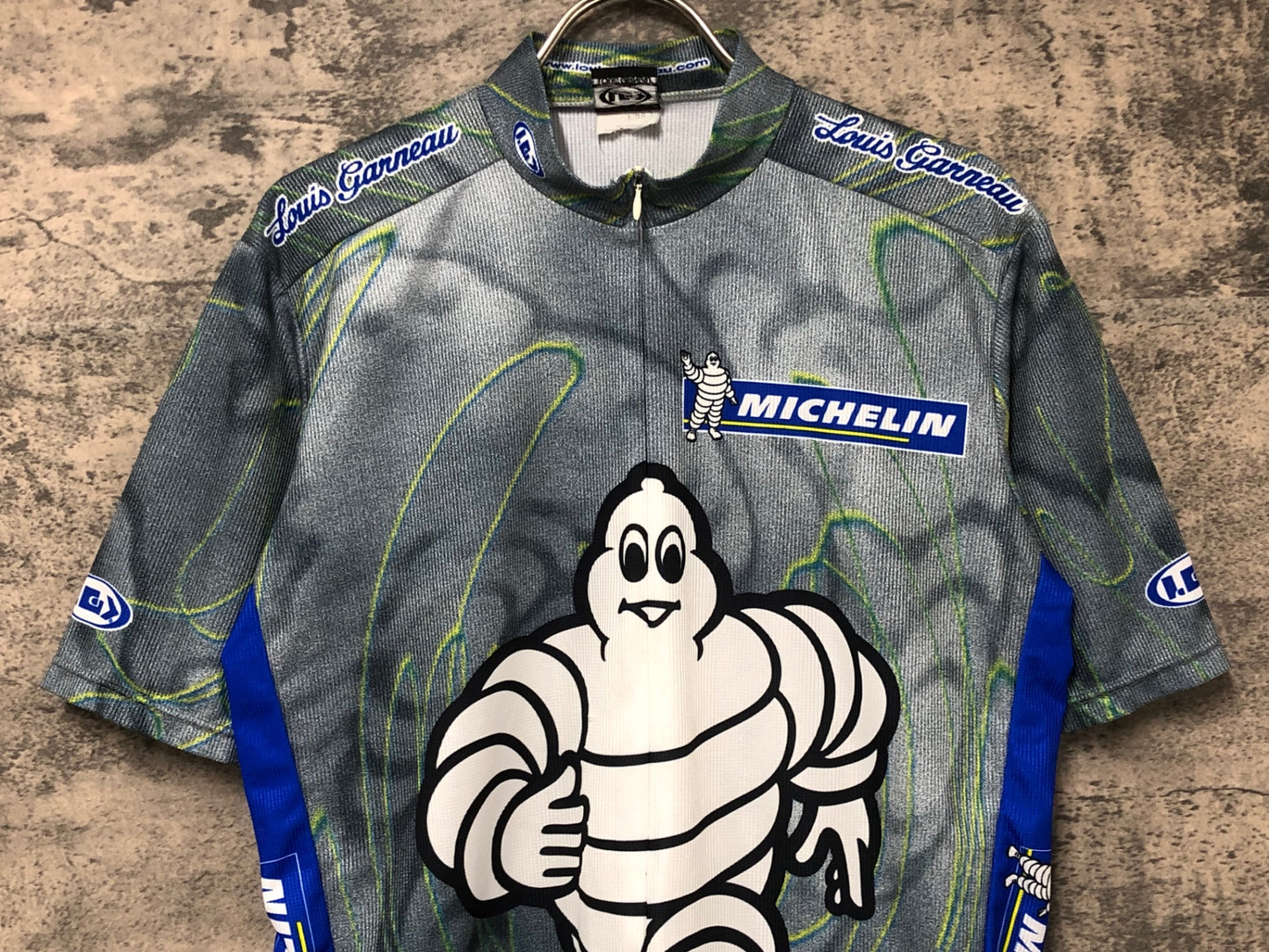 JC890 ルイガノ LOUIS GARNEAU 半袖 サイクルジャージ グレー L38