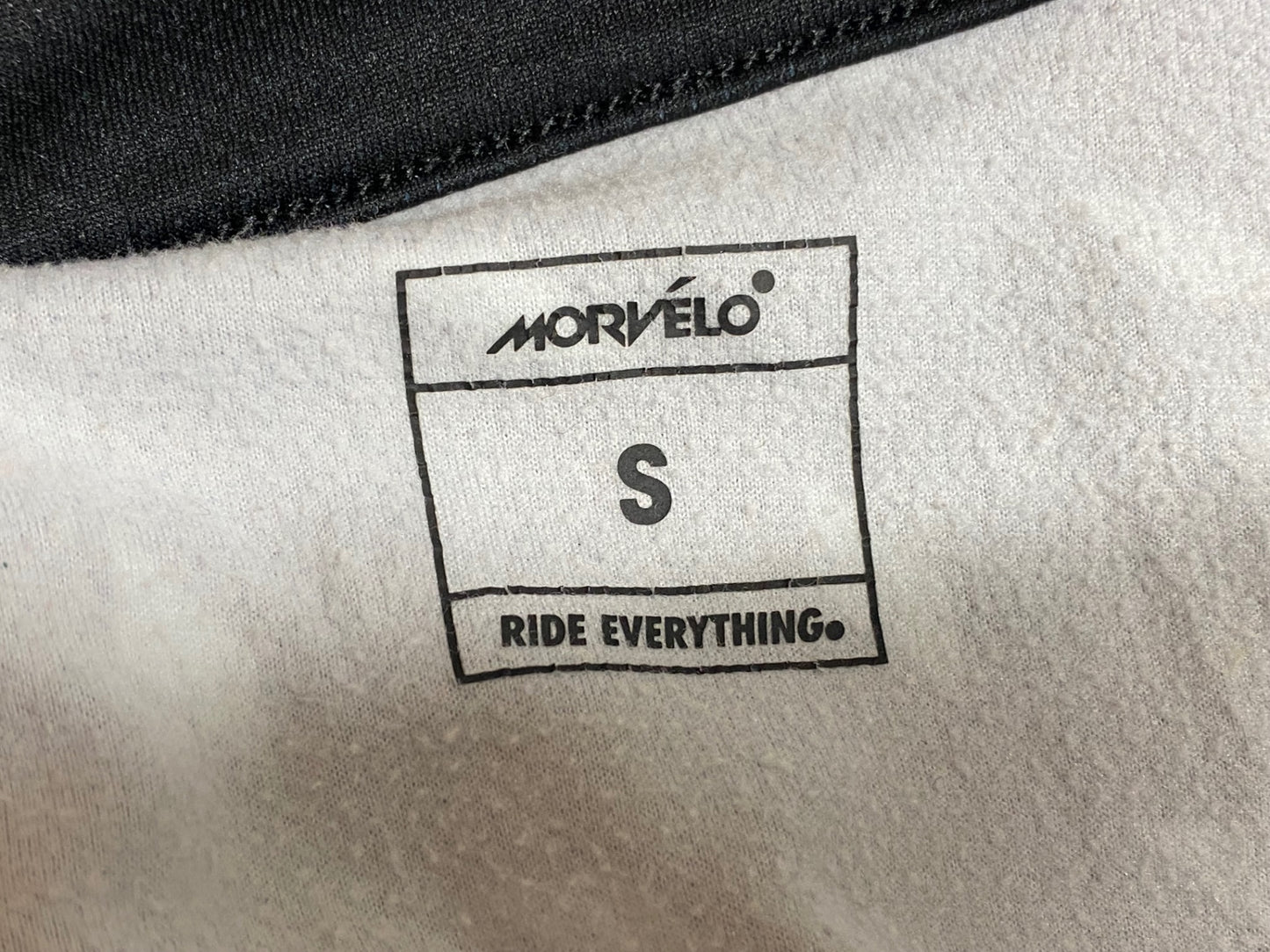 II593 モルベロ MORVELO 長袖 サイクルジャージ 黒 S 裏起毛