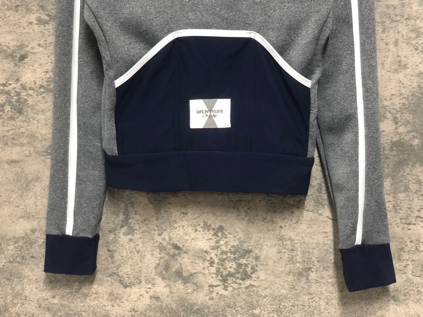 IY098 カフェドシクリステ Cafe du CYCLISTE Sylvie Women 長袖 サイクルジャージ グレー XS