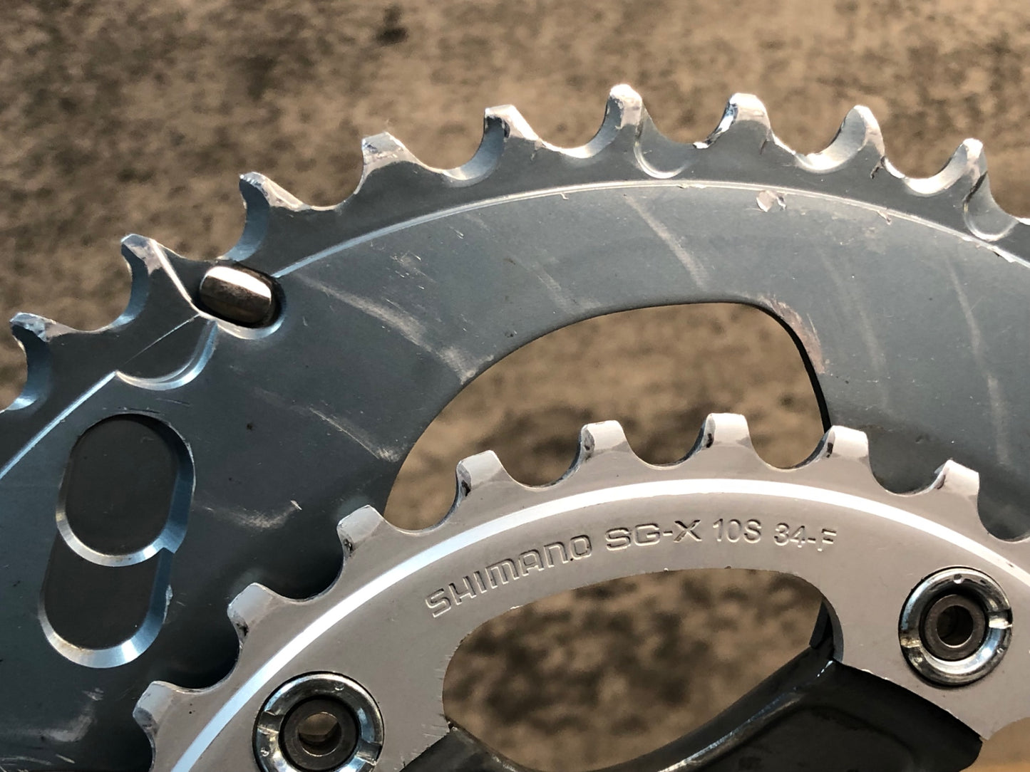 IY308 シマノ SHIMANO ティアグラ TIAGRA FC-4650 クランクセット 165mm 50/34T ※傷