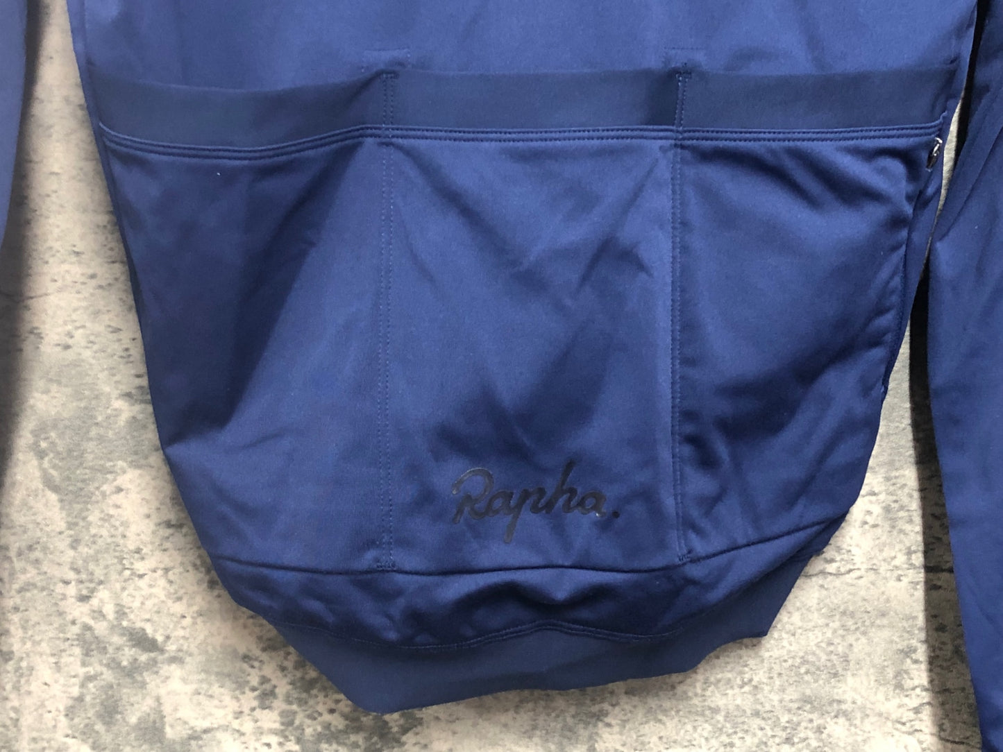 IV108 ラファ Rapha MEN'S LONG SLEEVE CORE JERSEY 長袖サイクルジャージ 紺 M