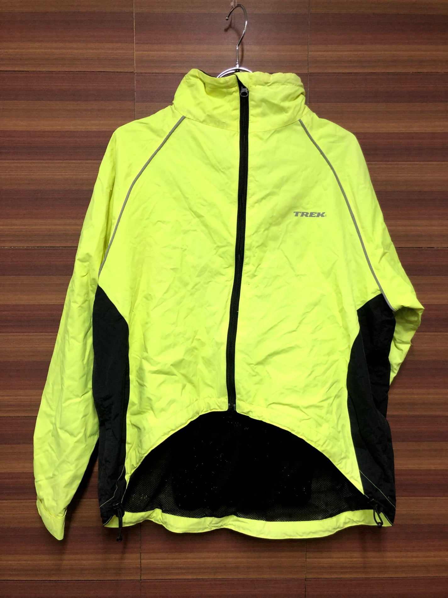 IL902 トレック TREK 長袖 サイクルジャケット 黄 S 裏起毛