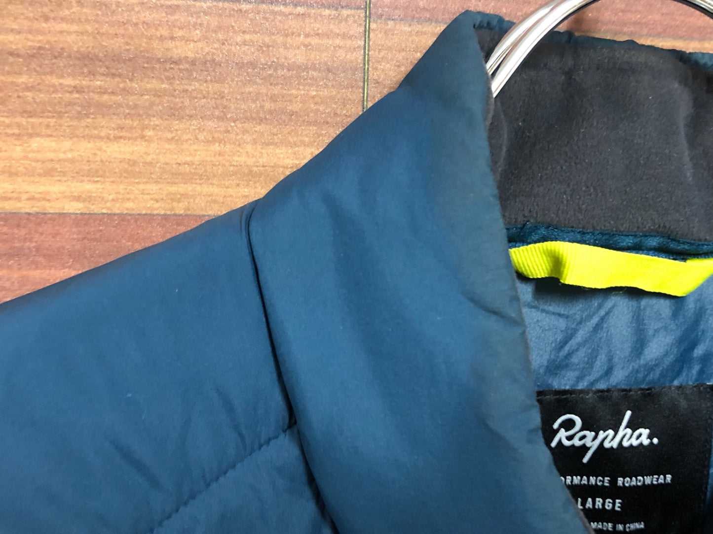 HR227 ラファ Rapha TRANSFER JACKET 長袖 紺 L 中綿