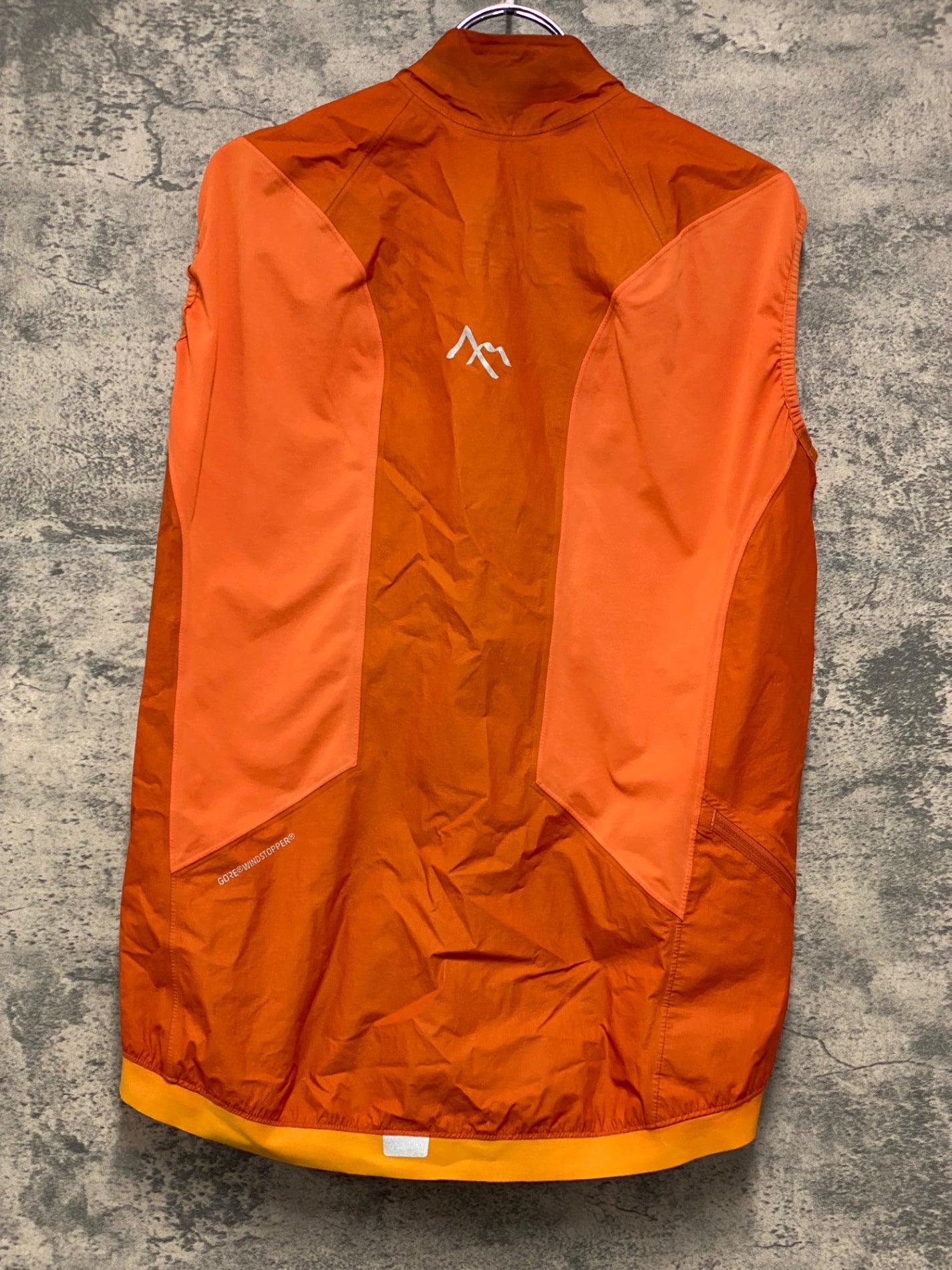 JB302 セブンメッシュ 7MESH サイクルベスト ジレ オレンジ S GORE WINDSTOPPER