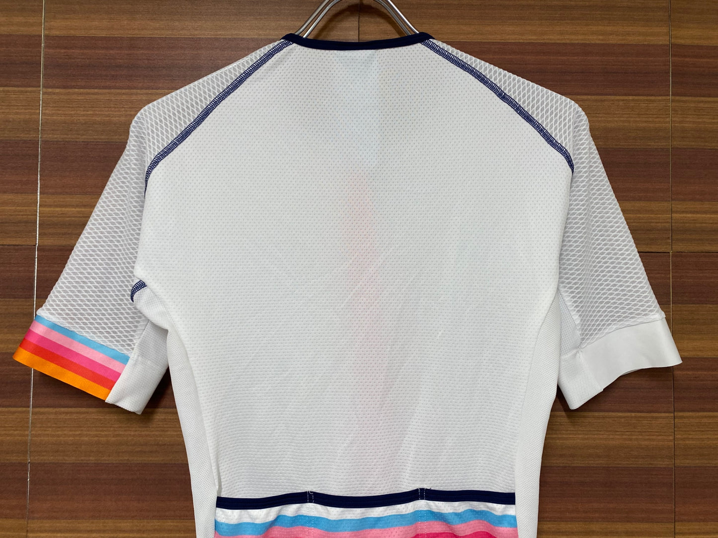 IO582 プッシュハード PUSH HARD 半袖 サイクルジャージ 白 M