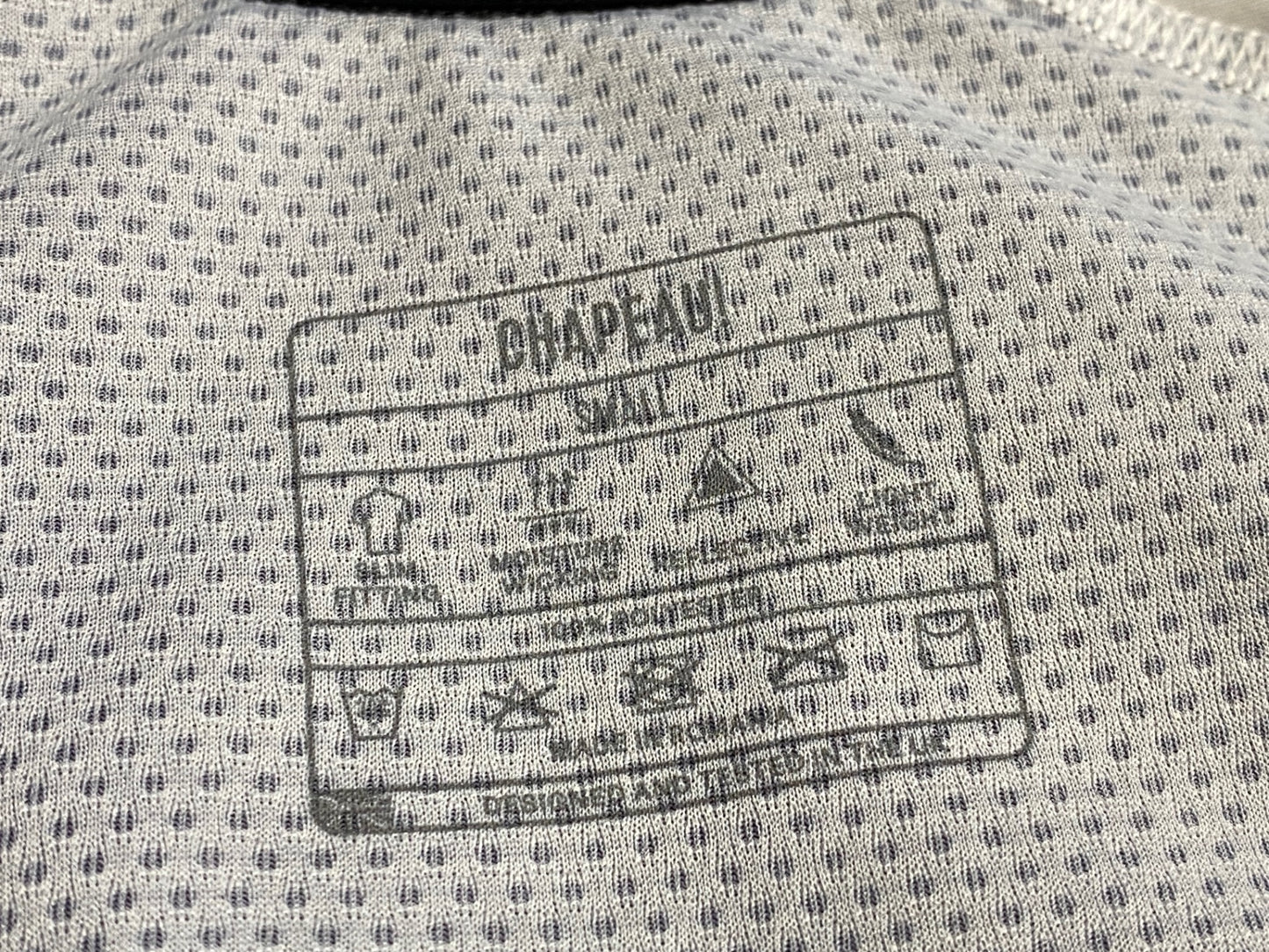 JA177 シャポー CHAPEAU! 半袖 サイクルジャージ バーガンディ S