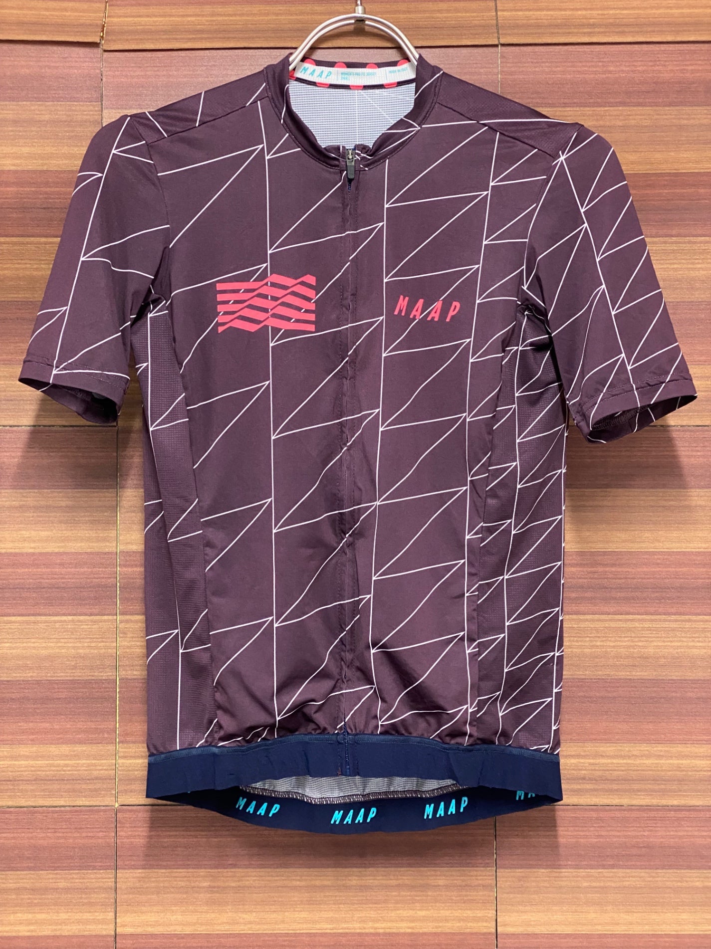 IV386 マープ MAAP WOMEN'S PRO FIT JERSEY 半袖 サイクルジャージ 茶 S レディース