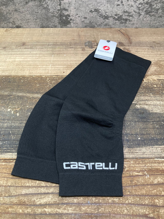 IV951 カステリ CASTELLI ニーカバー 黒 L/XL